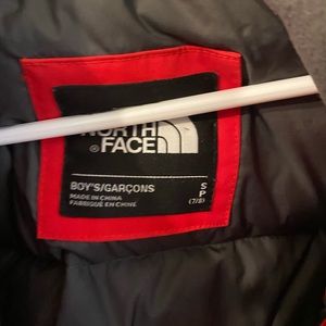 North face boys down coat - great condition size Small  7/8